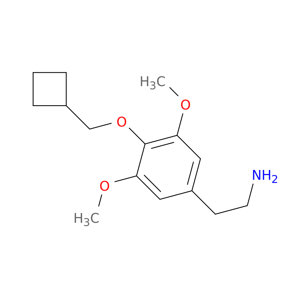 2-[4-(cyclobutylmethoxy)-3,5-dimethoxyphenyl]ethan-1-amine