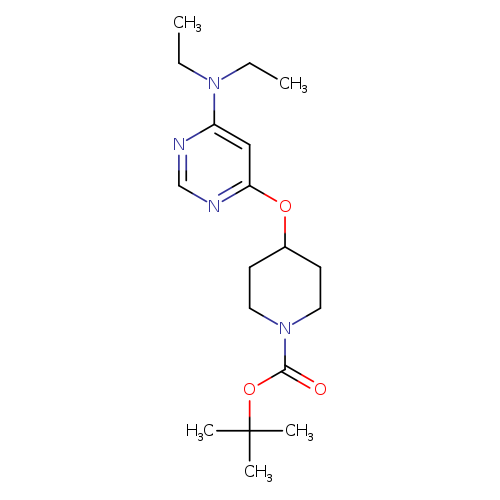 4-(6-Diethylamino-pyrimidin-4-yloxy)-piperidine-1-carboxylic acid tert-butyl ester