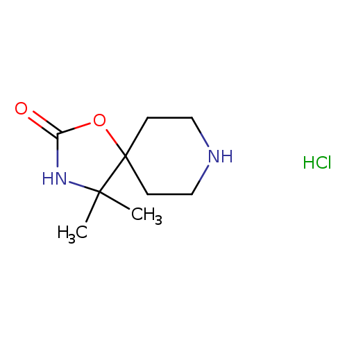 4,4-dimethyl-1-oxa-3,8-diazaspiro[4.5]decan-2-one hydrochloride