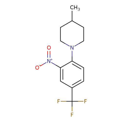 4-Methyl-1-(2-nitro-4-(trifluoromethyl)phenyl)piperidine