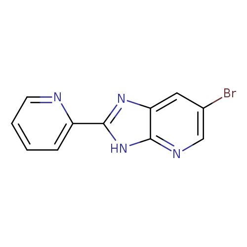 2-{6-bromo-3H-imidazo[4,5-b]pyridin-2-yl}pyridine