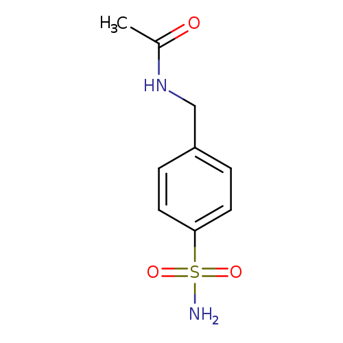 ACETAMIDE, N-[[4-(AMINOSULFONYL)PHENYL]METHYL]-