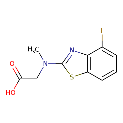 N-(4-Fluoro-1,3-benzothiazol-2-yl)-n-methylglycine