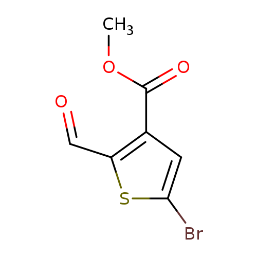 methyl5-bromo-2-formylthiophene-3-carboxylate