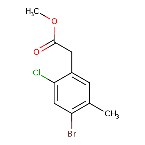 Methyl2-(4-bromo-2-chloro-5-methylphenyl)acetate