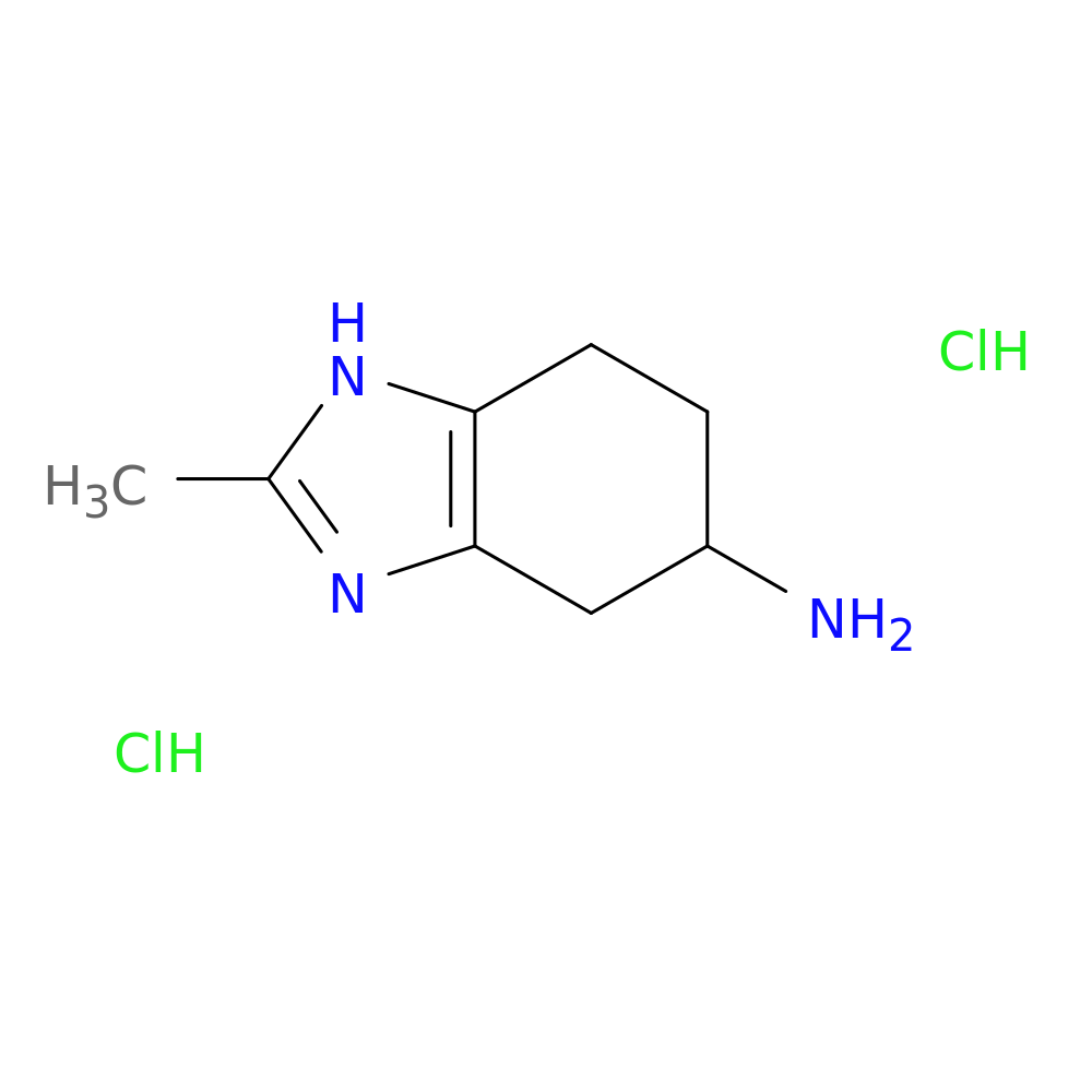2-Methyl-4,5,6,7-tetrahydro-1H-1,3-benzodiazol-5-amine dihydrochloride