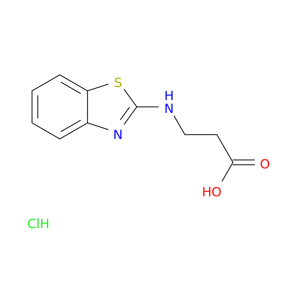 3-[(1,3-benzothiazol-2-yl)amino]propanoic acid hydrochloride