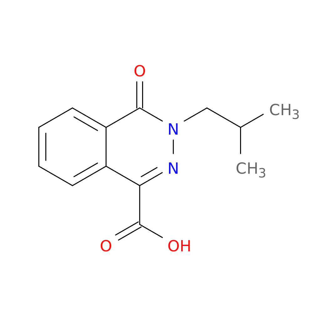 3-(2-methylpropyl)-4-oxo-3,4-dihydrophthalazine-1-carboxylic acid