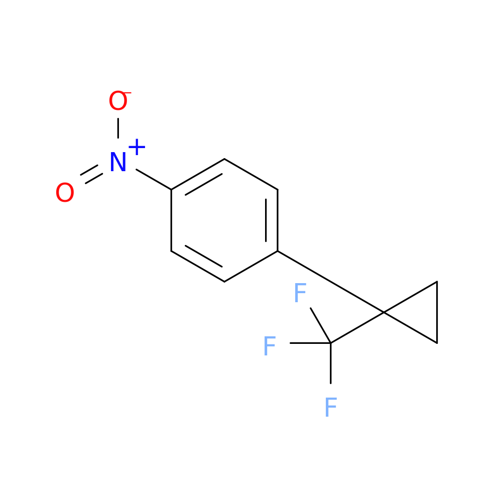 1-nitro-4-[1-(trifluoromethyl)cyclopropyl]benzene