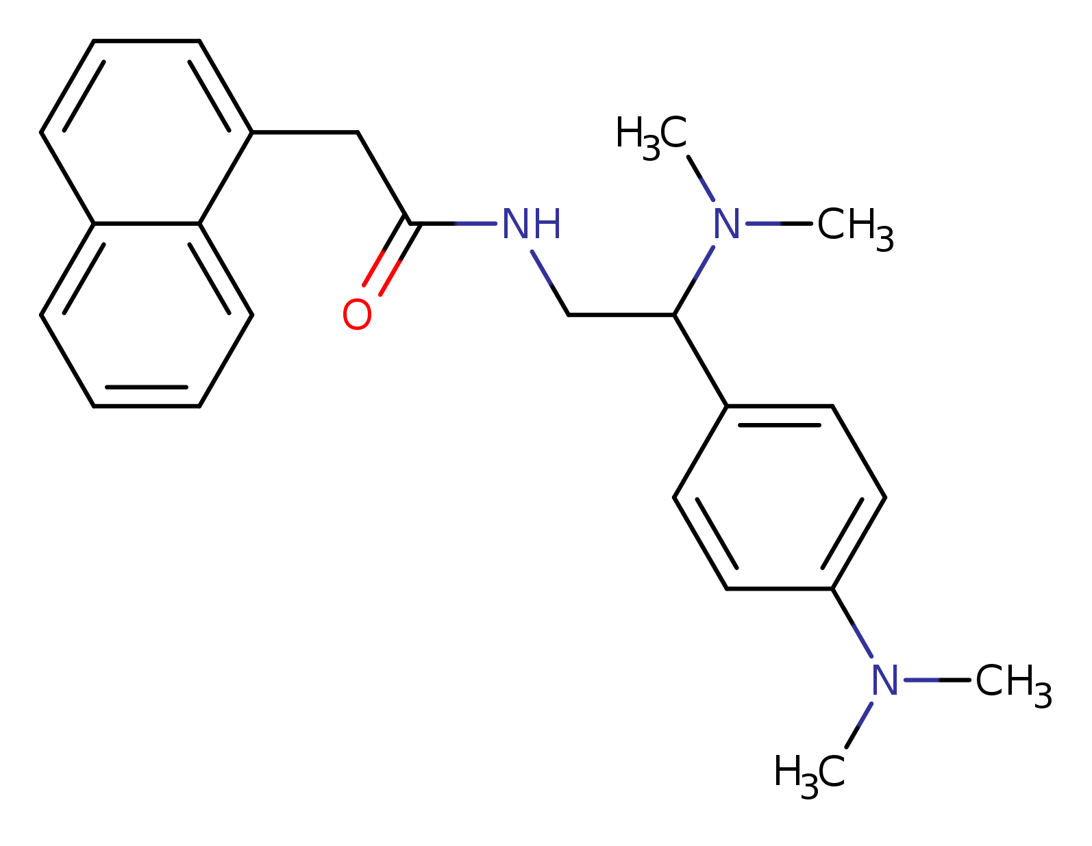 N-[2-(dimethylamino)-2-[4-(dimethylamino)phenyl]ethyl]-2-(naphthalen-1-yl)acetamide