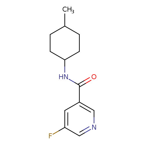 5-fluoro-N-(4-methylcyclohexyl)pyridine-3-carboxamide
