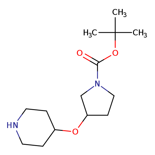 tert-butyl 3-(piperidin-4-yloxy)pyrrolidine-1-carboxylate