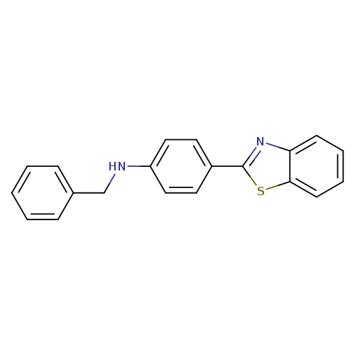 Benzenemethanamine, N-[4-(2-benzothiazolyl)phenyl]-