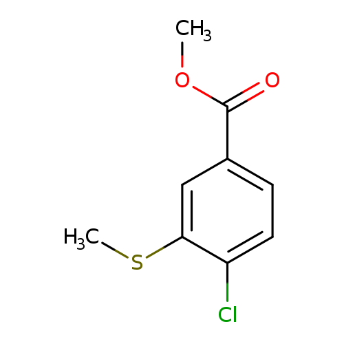 Methyl 4-chloro-3-(methylsulfanyl)benzoate