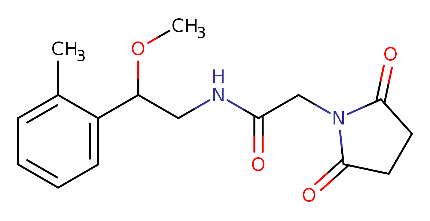2-(2,5-dioxopyrrolidin-1-yl)-N-[2-methoxy-2-(2-methylphenyl)ethyl]acetamide