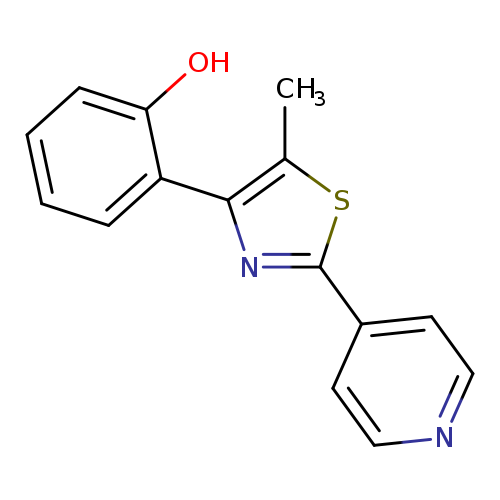 4-(2-Hydroxyphenyl)-5-methyl-2-(4-pyridyl)thiazole