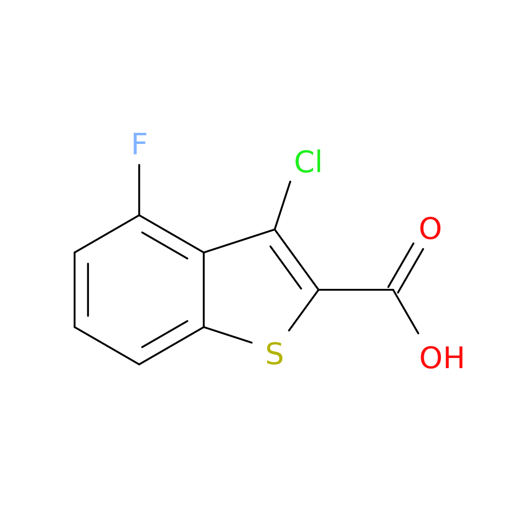 3-Chloro-4-fluoro-1-benzothiophene-2-carboxylic acid