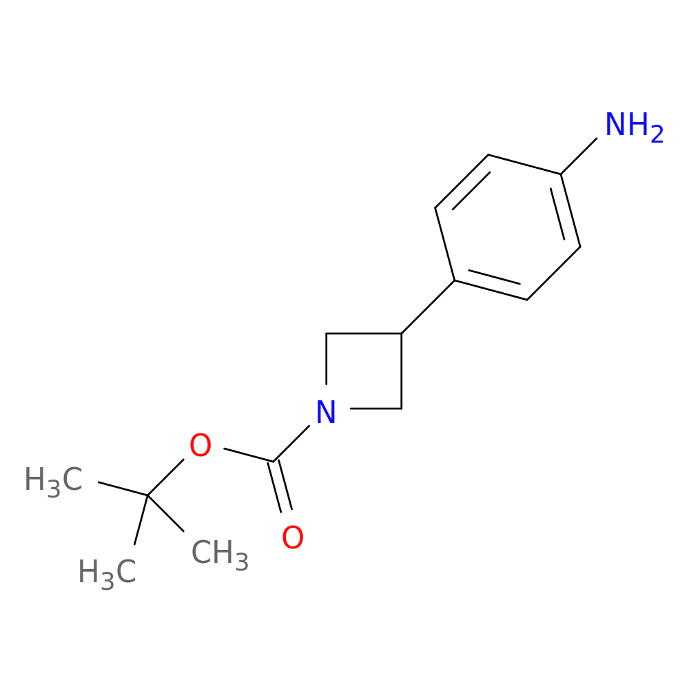1-Azetidinecarboxylic acid, 3-(4-aminophenyl)-, 1,1-dimethylethyl ester