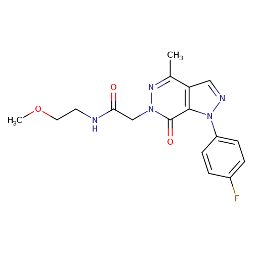 2-[1-(4-fluorophenyl)-4-methyl-7-oxo-1H,6H,7H-pyrazolo[3,4-d]pyridazin-6-yl]-N-(2-methoxyethyl)acetamide