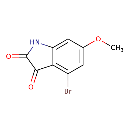 4-bromo-6-methoxy-2,3-dihydro-1H-indole-2,3-dione