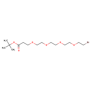 3,6,9,12-Tetraoxapentadecan-15-oic acid, 1-bromo-, 1,1-dimethylethylester