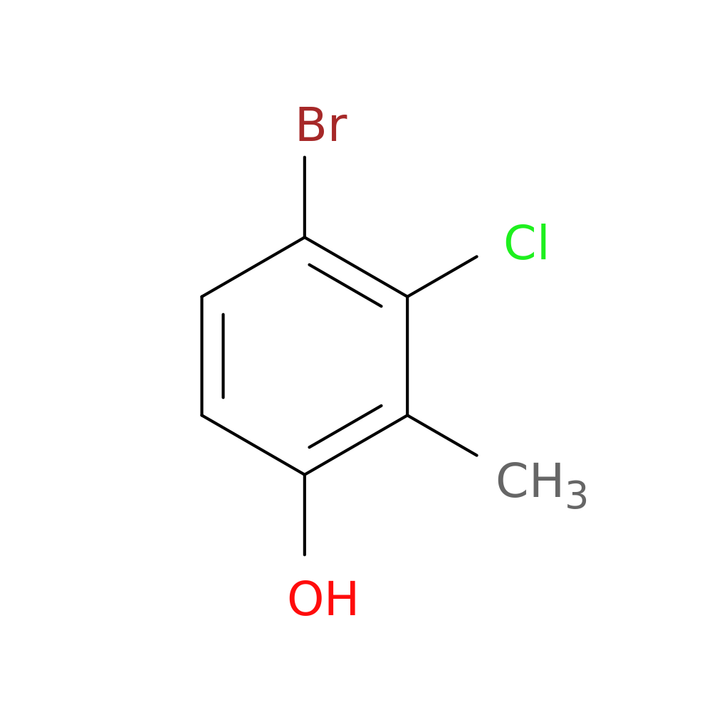 4-Bromo-3-chloro-2-methylphenol