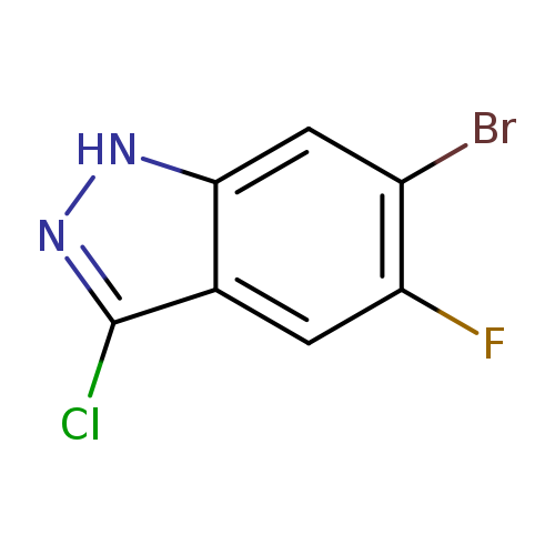 1H-Indazole, 6-bromo-3-chloro-5-fluoro-