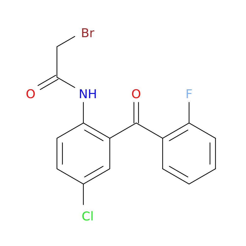 2-Bromo-N-(4-chloro-2-(2-fluorobenzoyl)phenyl)acetamide