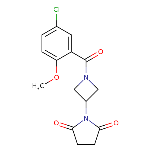 1-[1-(5-chloro-2-methoxybenzoyl)azetidin-3-yl]pyrrolidine-2,5-dione