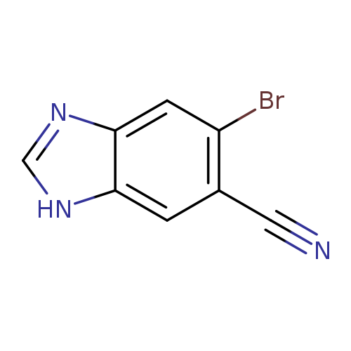 6-BROMO-1H-BENZO[D]IMIDAZOLE-5-CARBONITRILE
