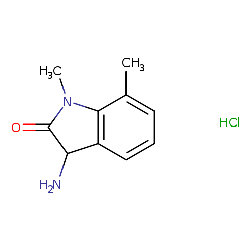 3-Amino-1,7-dimethyl-1,3-dihydro-2h-indol-2-one hydrochloride