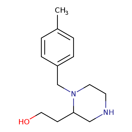 2-[1-(4-methylbenzyl)-2-piperazinyl]ethanol