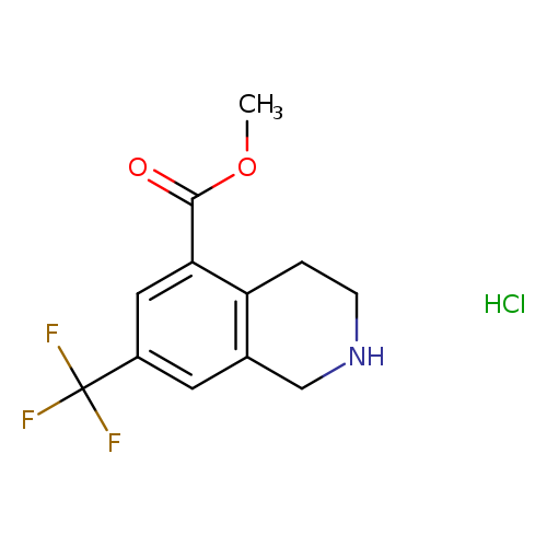 Methyl 7-(trifluoromethyl)-1,2,3,4-tetrahydroisoquinoline-5-carboxylate hydrochloride