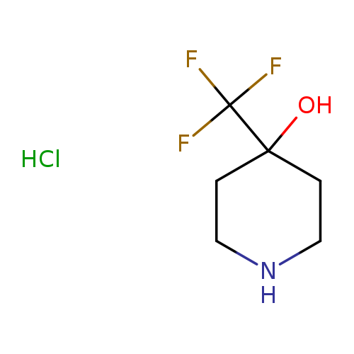 4-Piperidinol, 4-(trifluoromethyl)-, hydrochloride (1:1)