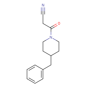 3-(4-Benzylpiperidin-1-yl)-3-oxopropanenitrile
