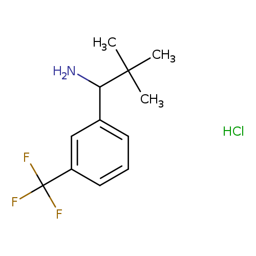 2,2-dimethyl-1-[3-(trifluoromethyl)phenyl]propan-1-amine hydrochloride