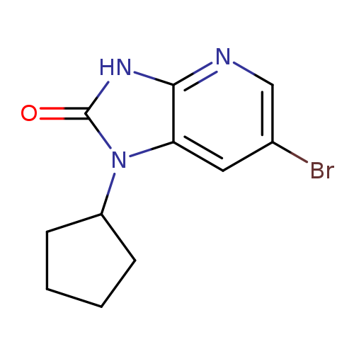 6-bromo-1-cyclopentyl-1H,2H,3H-imidazo[4,5-b]pyridin-2-one