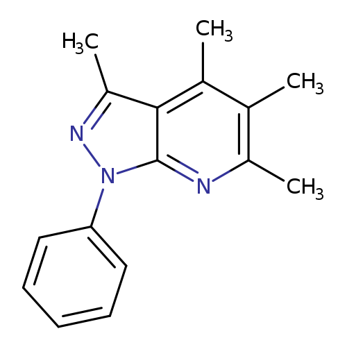 3,4,5,6-tetramethyl-1-phenyl-1H-pyrazolo[3,4-b]pyridine