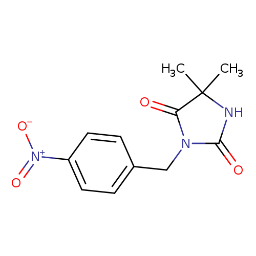 5,5-Dimethyl-3-(4-nitrobenzyl)imidazolidine-2,4-dione