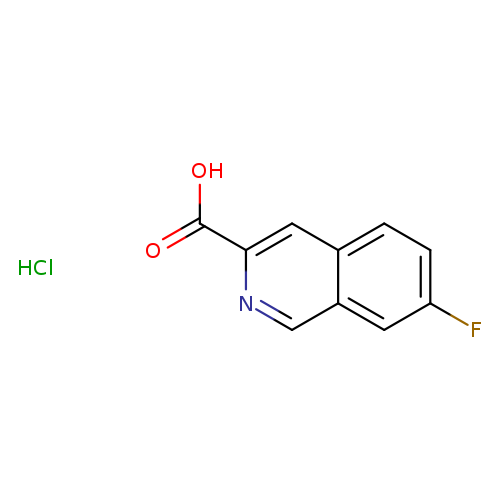 7-Fluoroisoquinoline-3-carboxylic acid hydrochloride