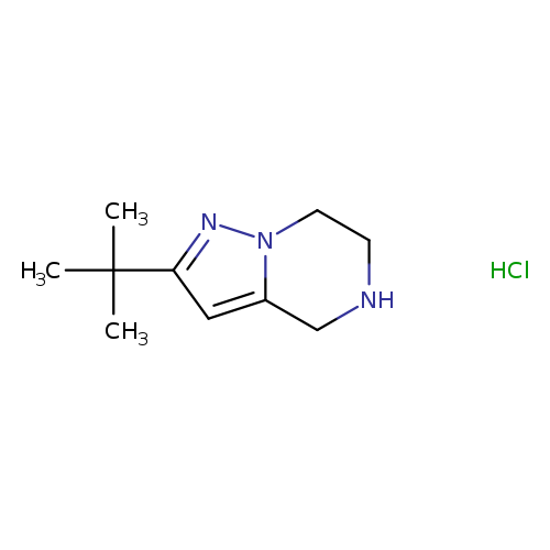 2-tert-butyl-4h,5h,6h,7h-pyrazolo[1,5-a]pyrazine hydrochloride