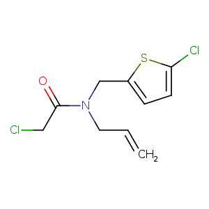 2-chloro-N-[(5-chlorothiophen-2-yl)methyl]-N-(prop-2-en-1-yl)acetamide