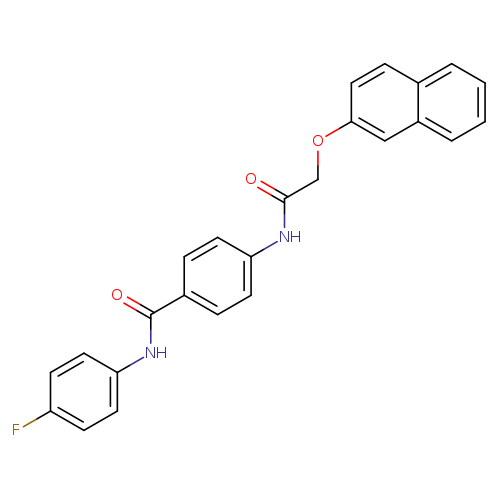 N-(4-fluorophenyl)-4-{[(2-naphthyloxy)acetyl]amino}benzamide