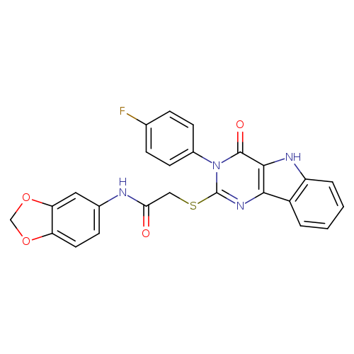 N-(2H-1,3-benzodioxol-5-yl)-2-{[3-(4-fluorophenyl)-4-oxo-3H,4H,5H-pyrimido[5,4-b]indol-2-yl]sulfanyl}acetamide