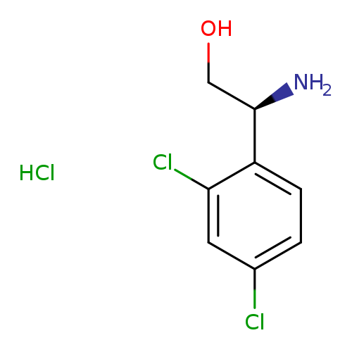 Benzeneethanol, β-amino-2,4-dichloro-, hydrochloride (1:1), (βS)-