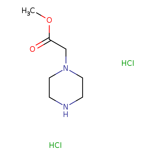 1-Piperazineacetic acid, methyl ester, dihydrochloride