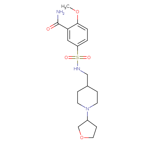 2-methoxy-5-({[1-(oxolan-3-yl)piperidin-4-yl]methyl}sulfamoyl)benzamide