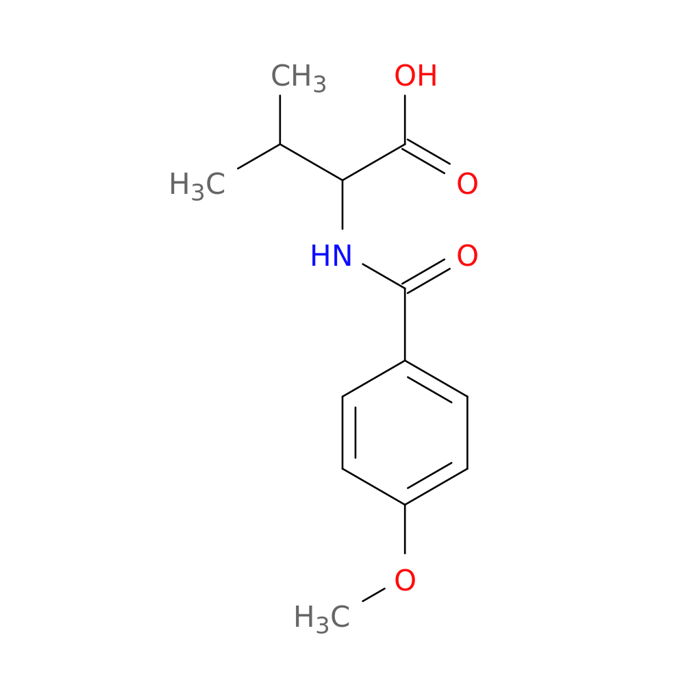 2-[(4-methoxyphenyl)formamido]-3-methylbutanoic acid