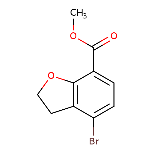methyl 4-bromo-2,3-dihydro-1-benzofuran-7-carboxylate