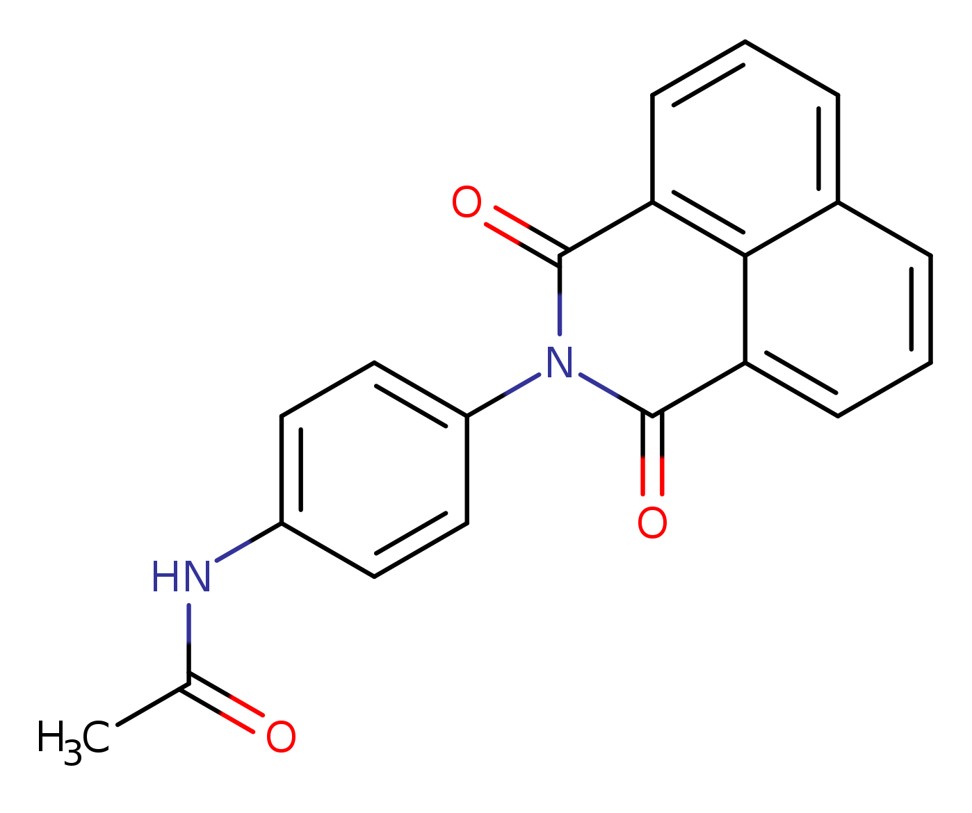 Acetamide, N-[4-(1,3-dioxo-1H-benz[de]isoquinolin-2(3H)-yl)phenyl]-